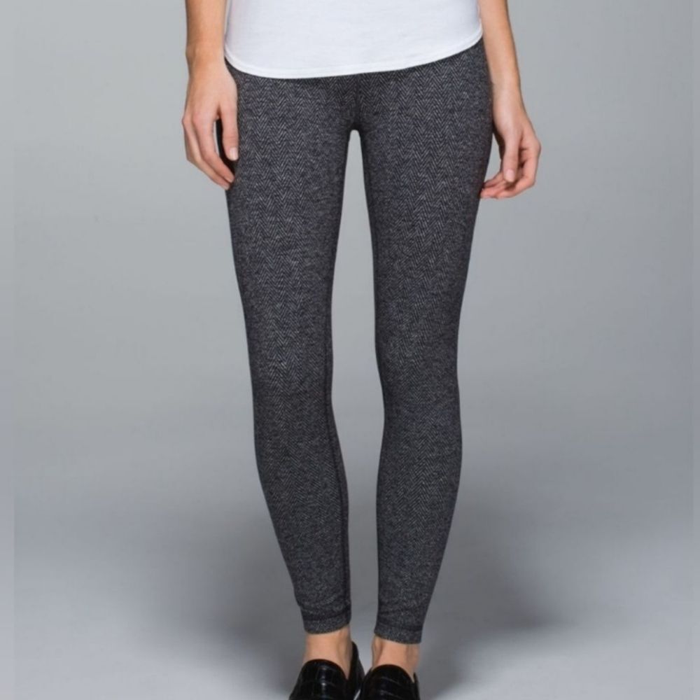 Lululemon High Times Pant -  Herringbone Black